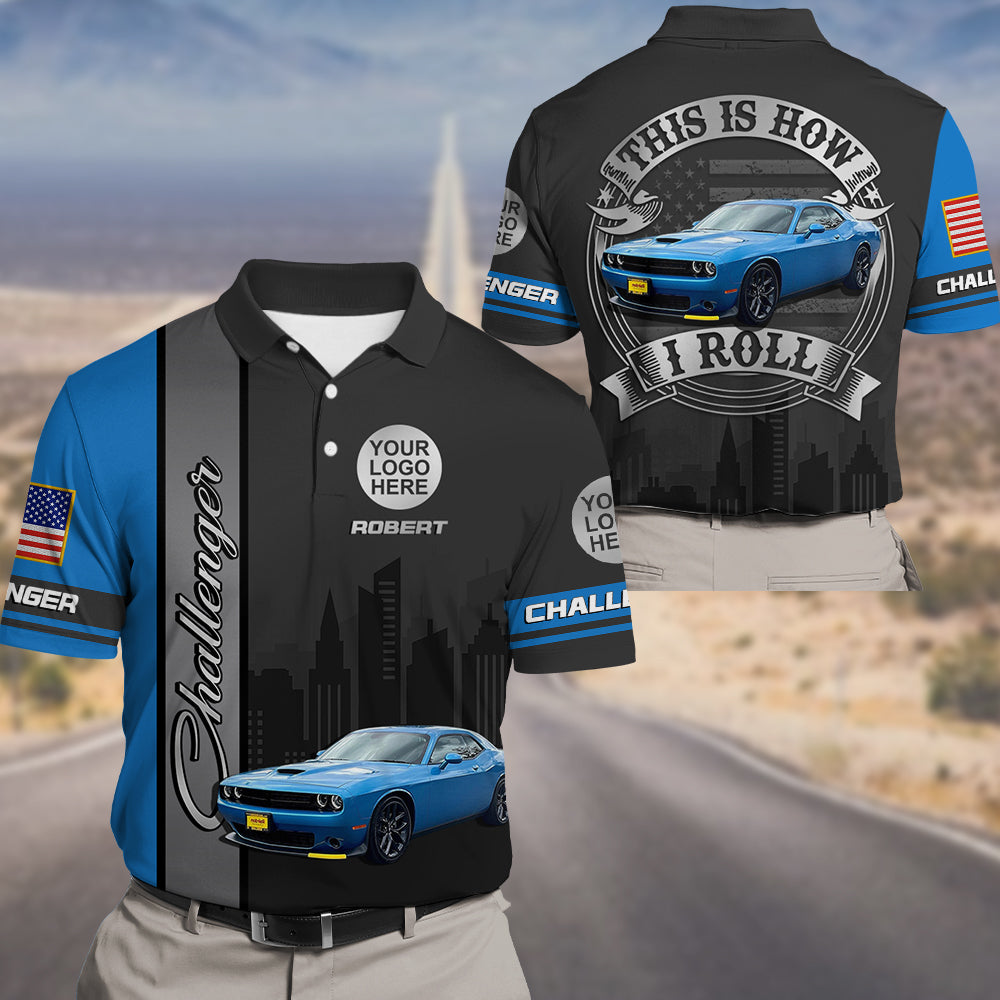 This Is How I Roll - Custom Photo Classic Car Shirt - Personalized Name Car Shirt K1702