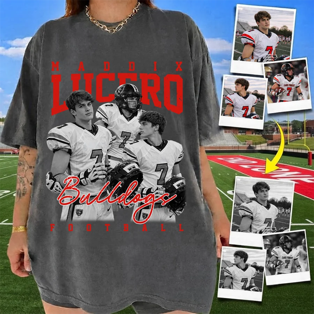 Personalized Washed Tee Retro Bootleg Shirt For Football Players NA04 T24