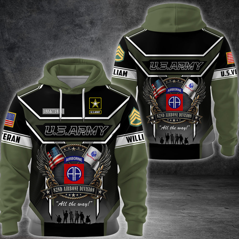 Premium US Veterans Shirt Custom Military Patches, Gifts For US Veterans, Gifts On Father's Day, Veterans Day K1702 MT2