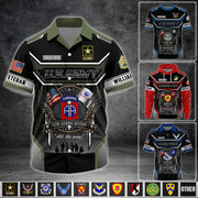 Premium US Veterans Shirt Custom Military Patches, Gifts For US Veterans, Gifts On Father's Day, Veterans Day K1702 MT2