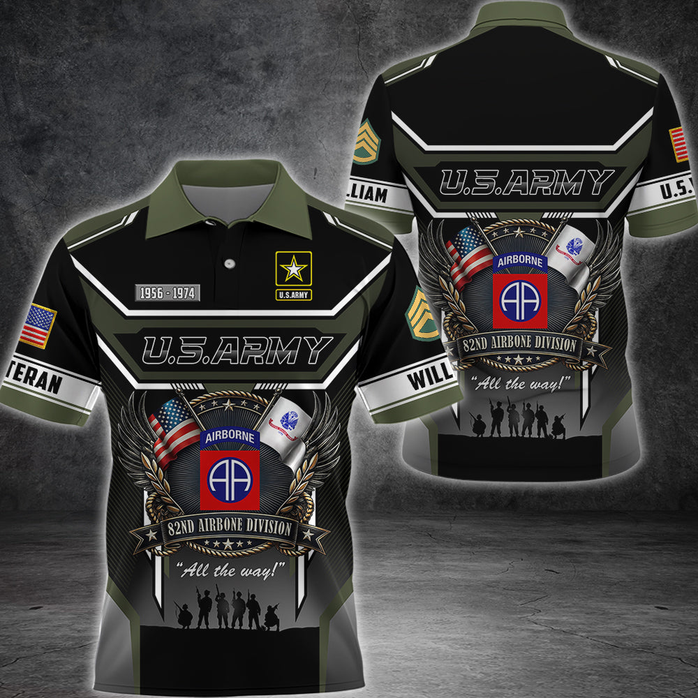 Premium US Veterans Shirt Custom Military Patches, Gifts For US Veterans, Gifts On Father's Day, Veterans Day K1702 MT2