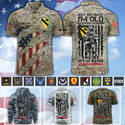 Personalized Veteran Shirt Just Because I'm Old Doesn't Mean You're Out Of Range Camouflage Military Shirt Gift For Veterans K1702 MT2