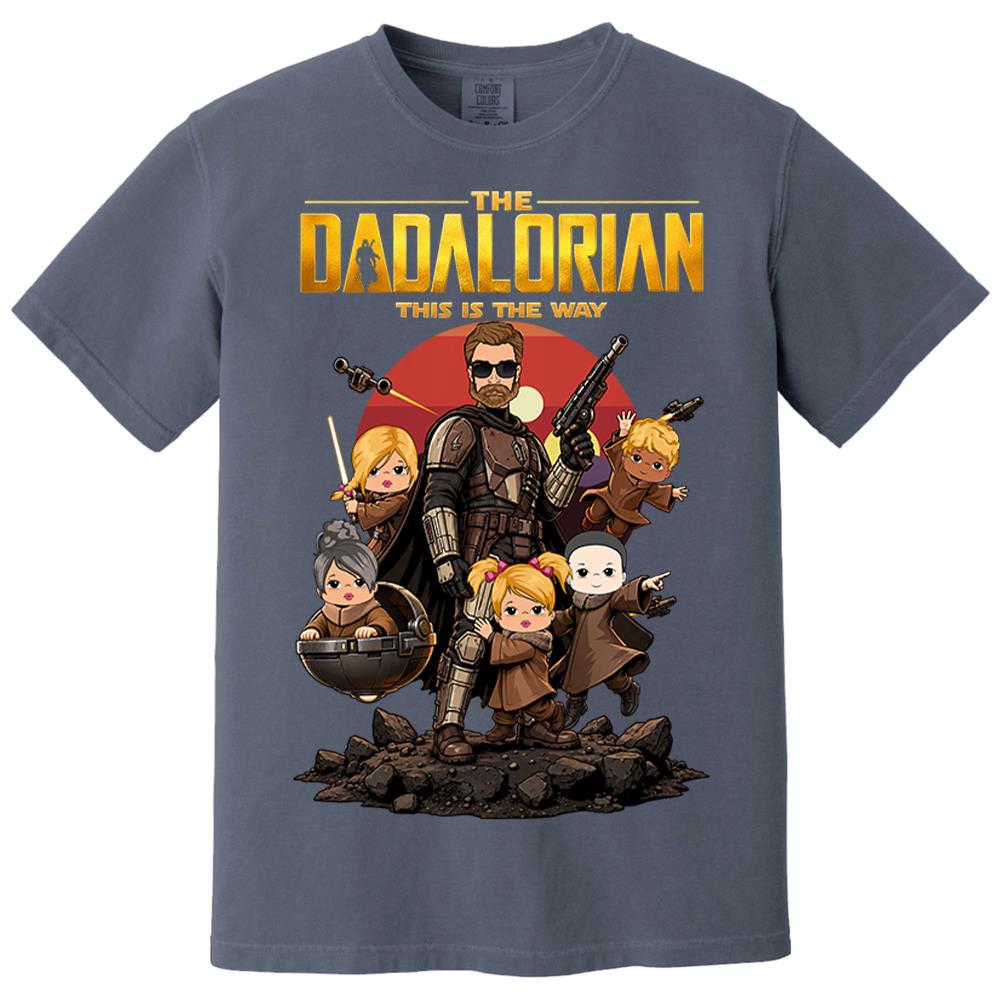 The Dadalorian This Is The Way Shirt Personalized Gift For Dad Nh00