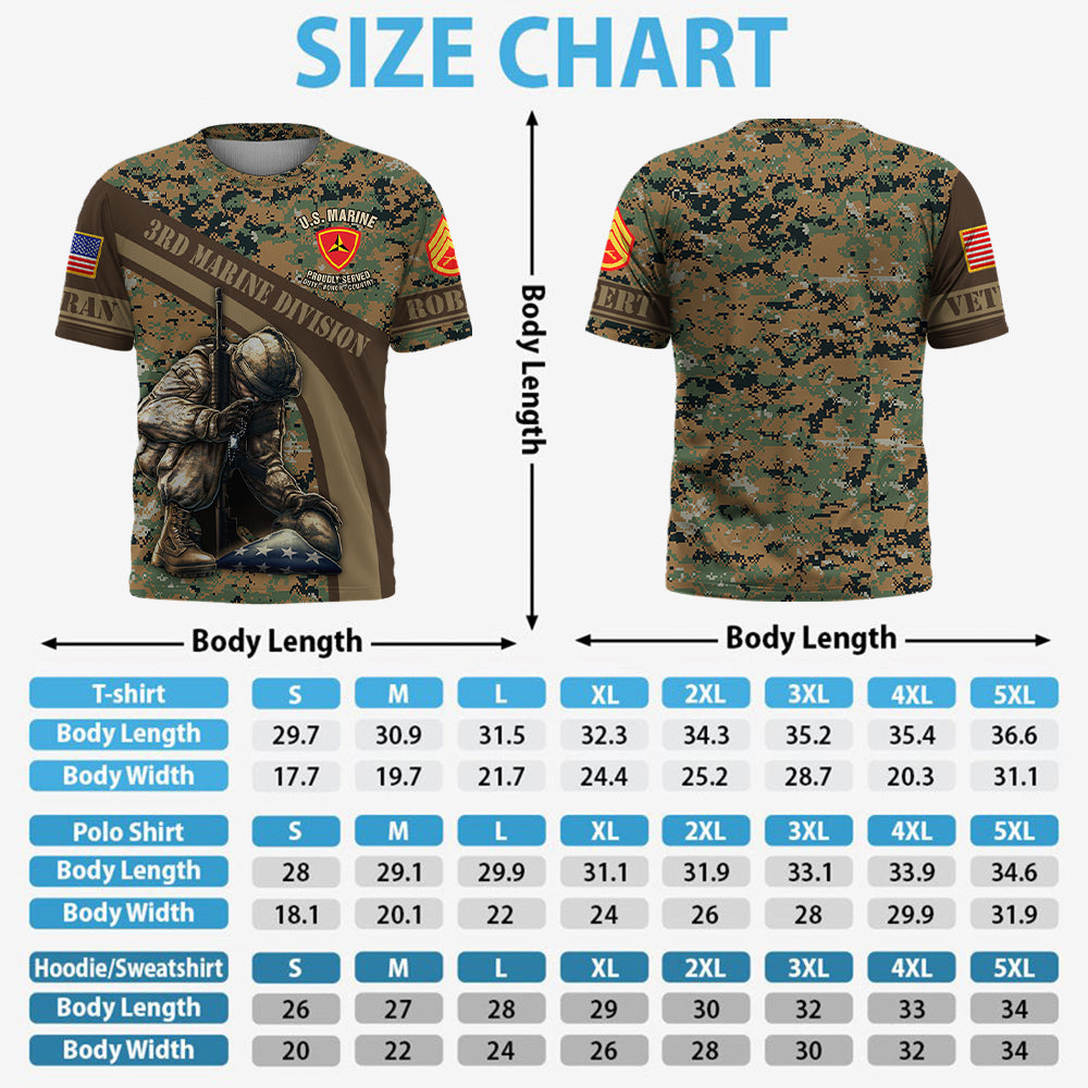 Personalized All Over Print Shirt Available All Military Branch Custom Division Military Camouflage Pattern Gift For Veteran K1702 Trhn