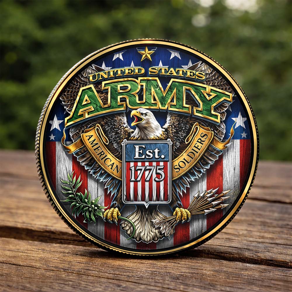 Veteran Custom Commemorative Coin Military Base I Was There Sometimes I Still Am Personalized Gift For Veterans K1702 MT2