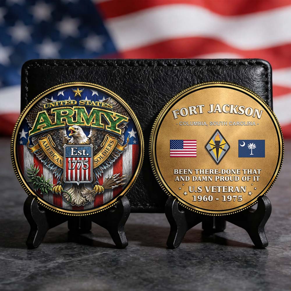 Veteran Custom Commemorative Coin Military Base I Was There Sometimes I Still Am Personalized Gift For Veterans K1702 MT2