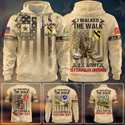 Personalized All Over Print Shirt – I Walked The Walk – US Veteran All Branch Gift K1702 Trhn