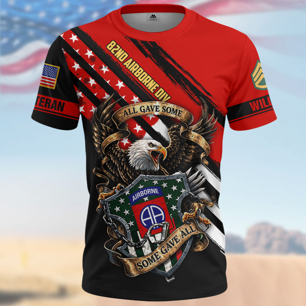 Personalized All Over Print Shirt Eagle US Navy All Gave Some Some Gave Custom Gift For Veterans K1702 Trhn