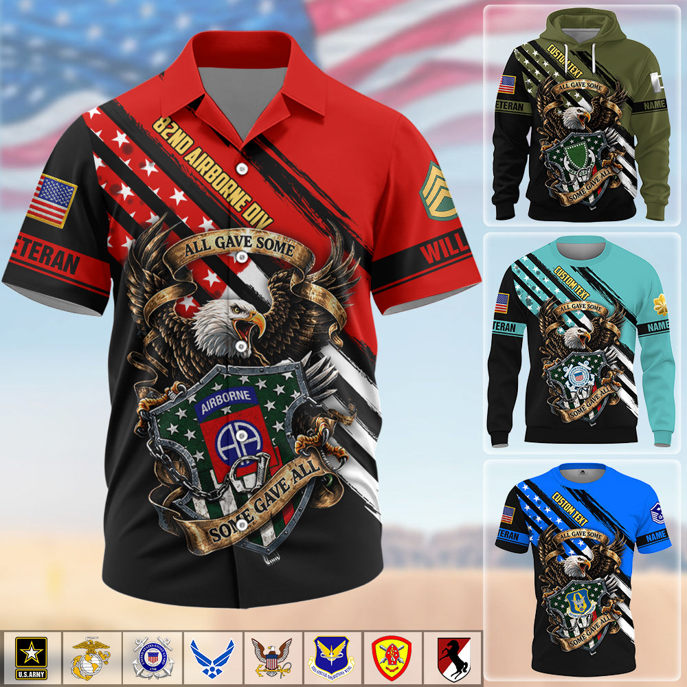 Personalized All Over Print Shirt Eagle US Navy All Gave Some Some Gave Custom Gift For Veterans K1702 Trhn
