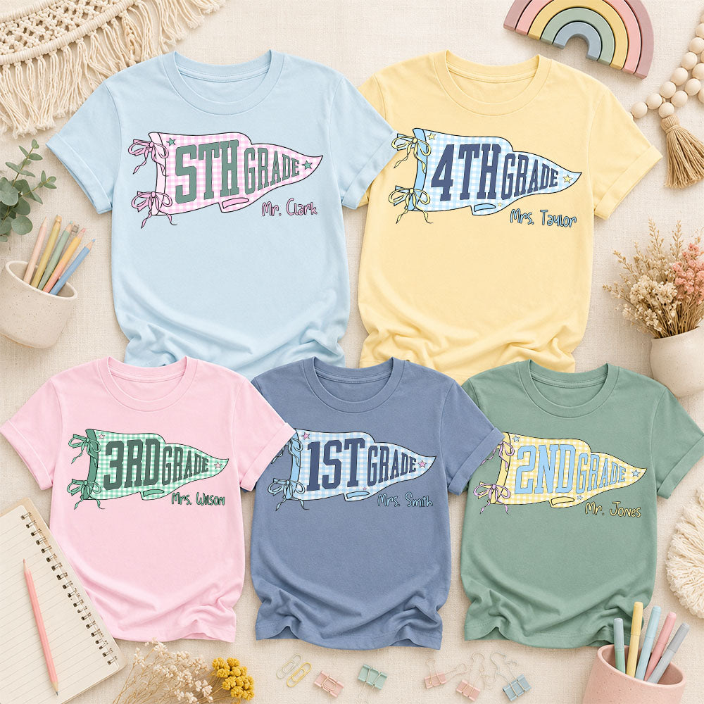 Custom Teacher Life, Teacher Team Shirts, Comfort Colors Back to School Shirt, Grade Level Team Tees, Teacher Gift, First Second, Third Fourth, Fifth Grade Tee Pt99