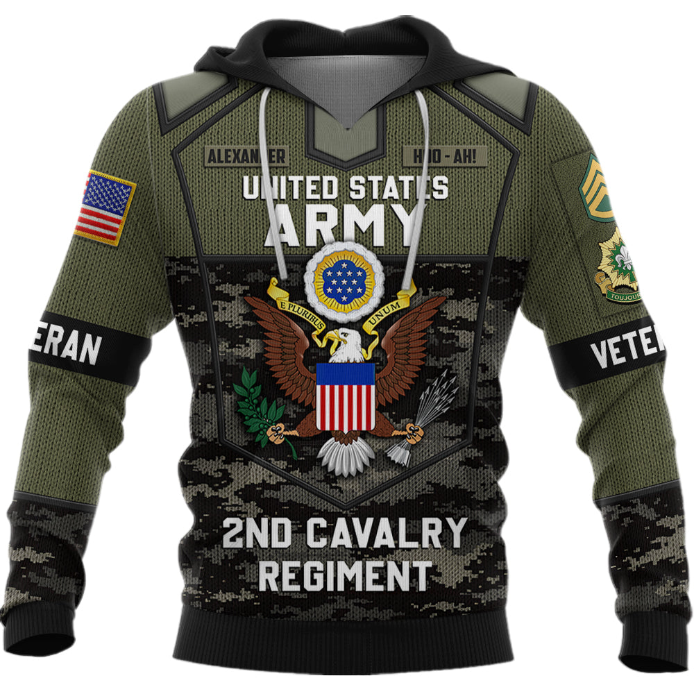 Personalized All Over Print Veteran Shirt Available All Military Branch Custom Unit Patches, Rank Gift For Veteran K1702 Trhn
