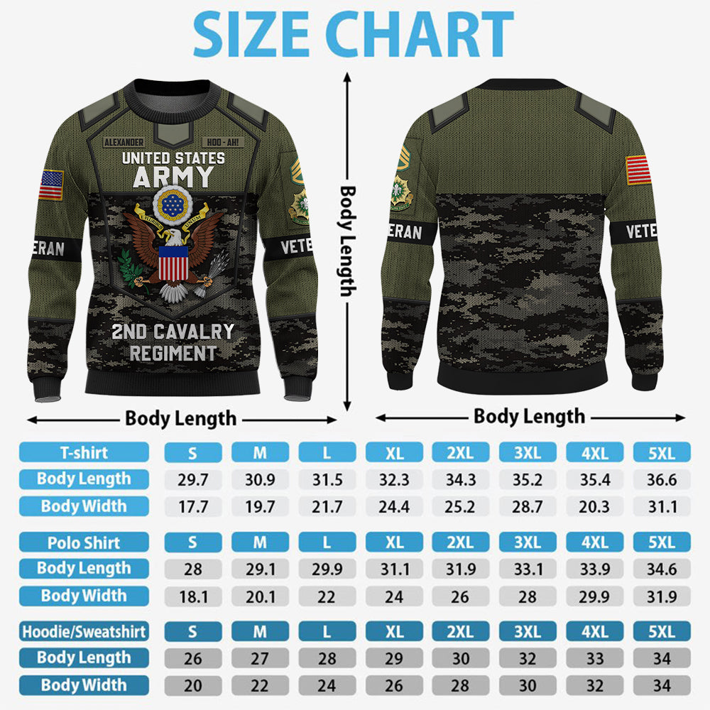 Personalized All Over Print Veteran Shirt Available All Military Branch Custom Unit Patches, Rank Gift For Veteran K1702 Trhn