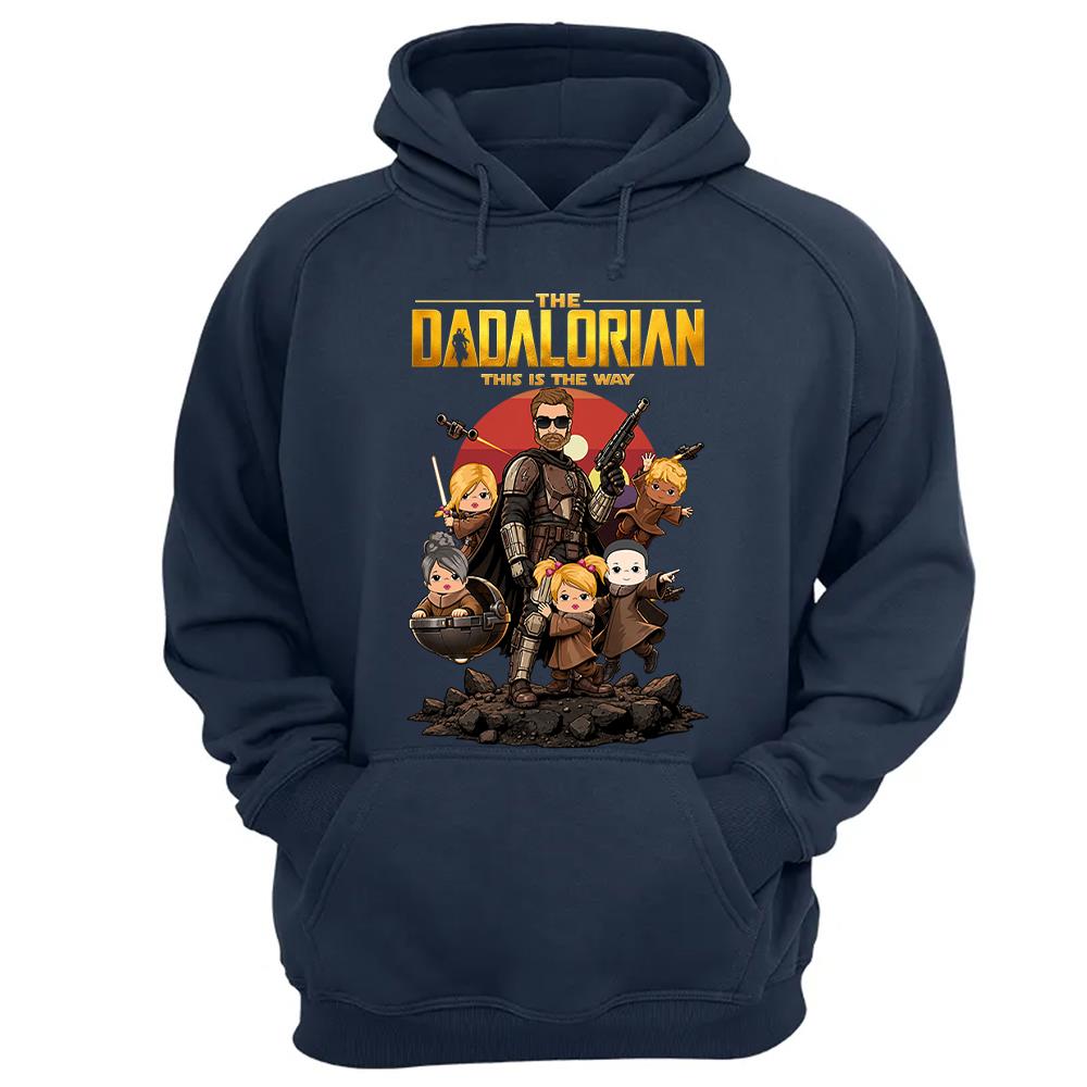 The Dadalorian This Is The Way Shirt Personalized Gift For Dad Nh00