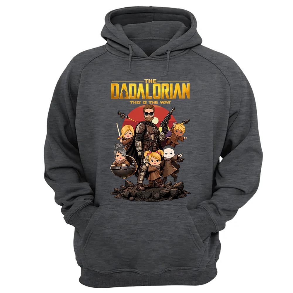The Dadalorian This Is The Way Shirt Personalized Gift For Dad Nh00
