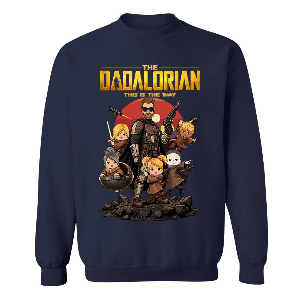 The Dadalorian This Is The Way Shirt Personalized Gift For Dad Nh00