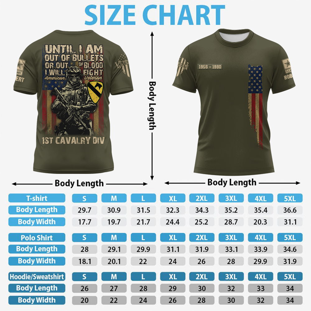Personalized All Over Print Shirt Until I Am Out Of Bullets Or Out Of Blood I Will Fight Custom Gift For Veterans K1702 Trhn