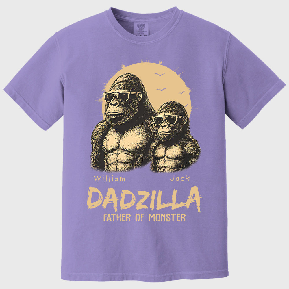 Custom Dadzilla Father Of Monster Shirt Father Day Gifts For Dad L0411 Pt99