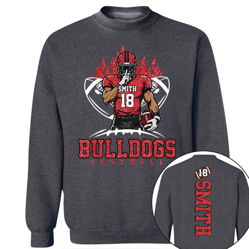 That's My Boy Personalized Football Mom Shirt Custom Team Name & Player Number Shirt Na02 T24