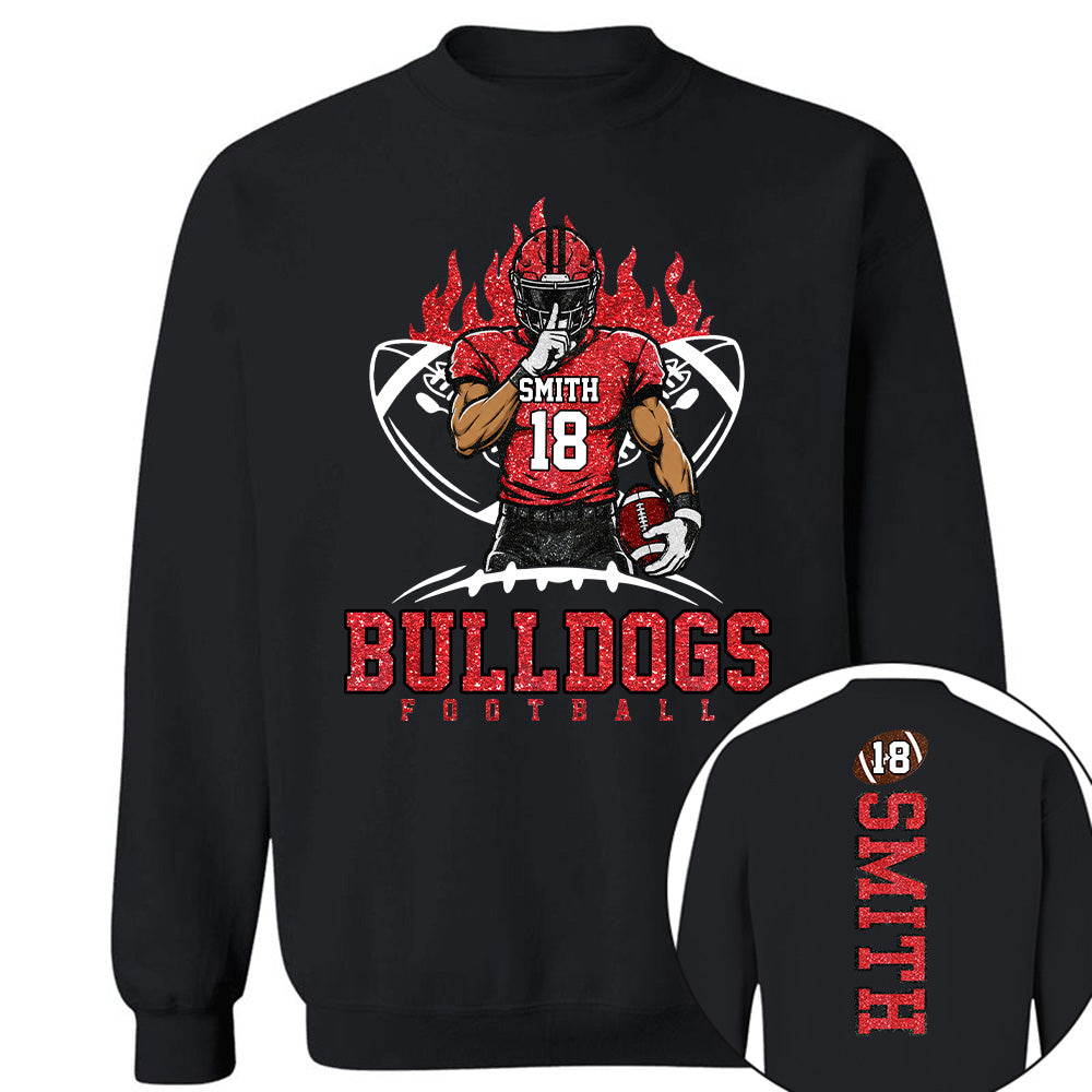 That's My Boy Personalized Football Mom Shirt Custom Team Name & Player Number Shirt Na02 T24