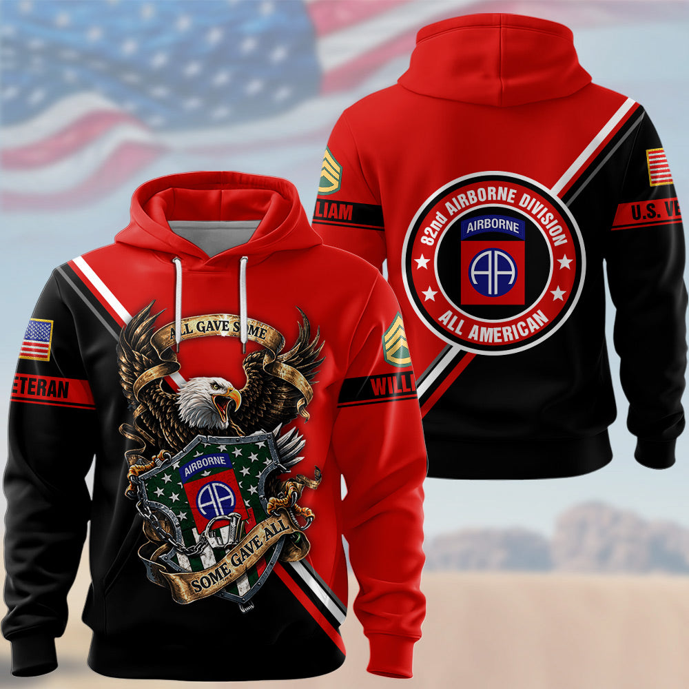 Personalized All Over Print Shirt Available Military Divisions Custom Gift For Veterans K1702 MT2