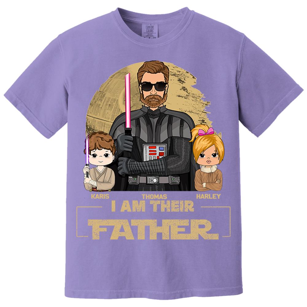 I Am Their Father Custom Shirt For Dad, Father Day Gifts for Dad Funny Dad Tshirt Cool Daddy Nh00