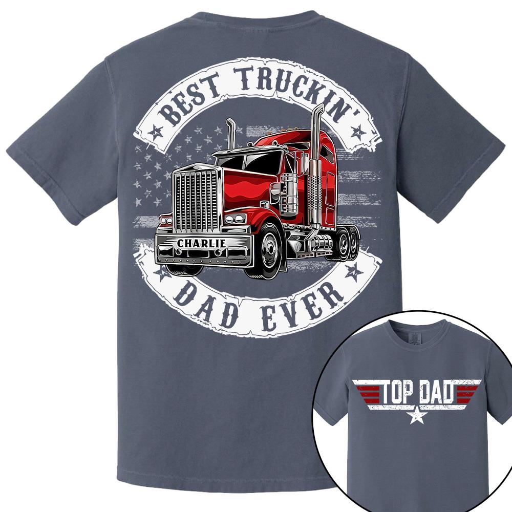 America Driver Dad Custom Shirt, Gift For Dad, Grandpa L0411 Hv01