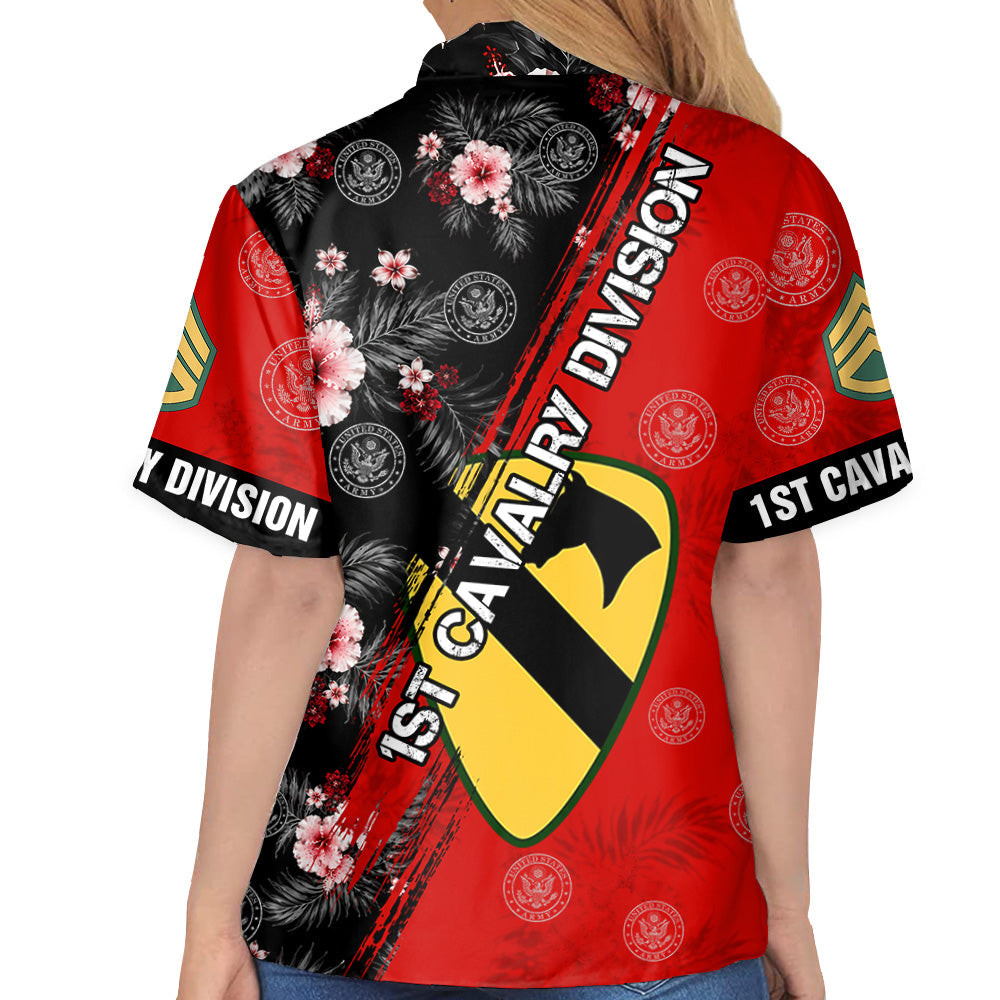 Personalized Hawaiian Shirt Custom Military Gift For Veterans Custom All Branches Hawaiian Shirt Gift K1702 MT2