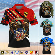 Personalized All Over Print Shirt Eagle US Veteran Military Shirt United States 250th Anniversary K1702 MT2