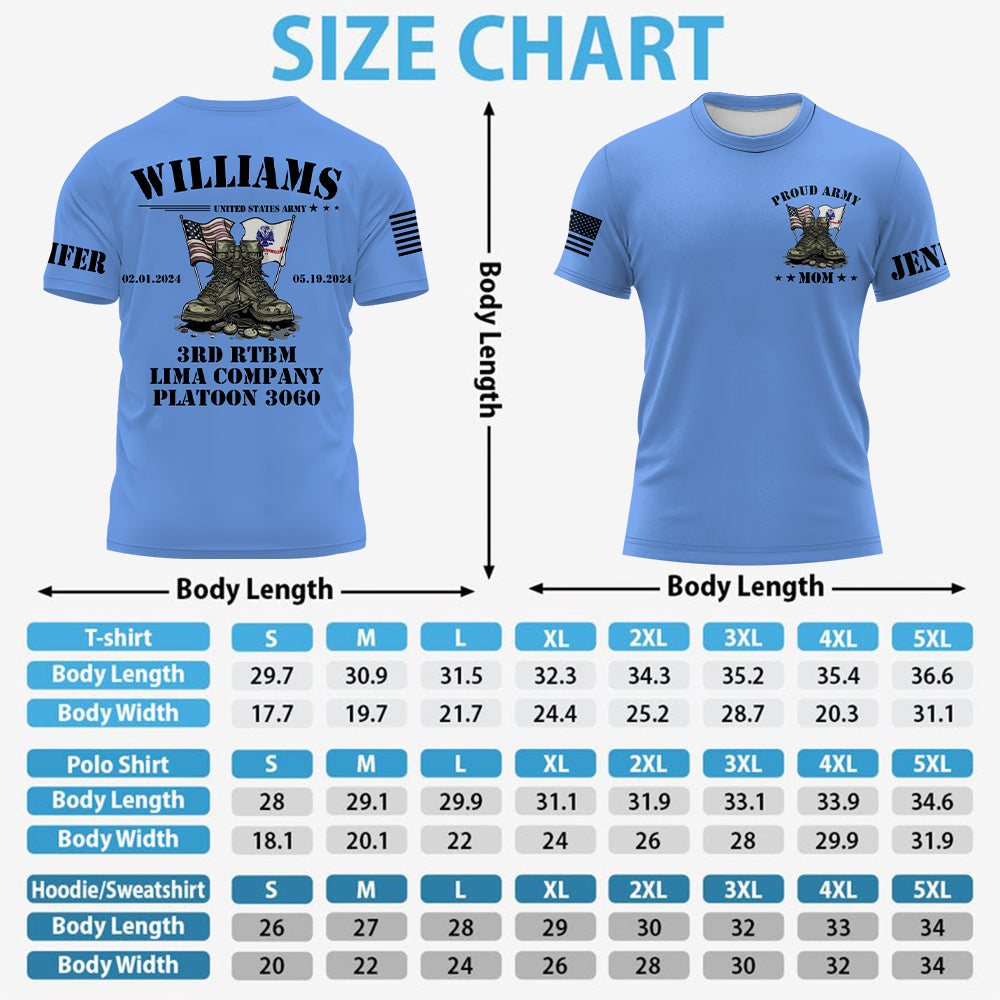 Proud Army Family Members All Over Print Shirt Vr2 Custom Recruit Training Unit Designation Shirt For Proud Military Family Graduate Shirt K1702 Trhn