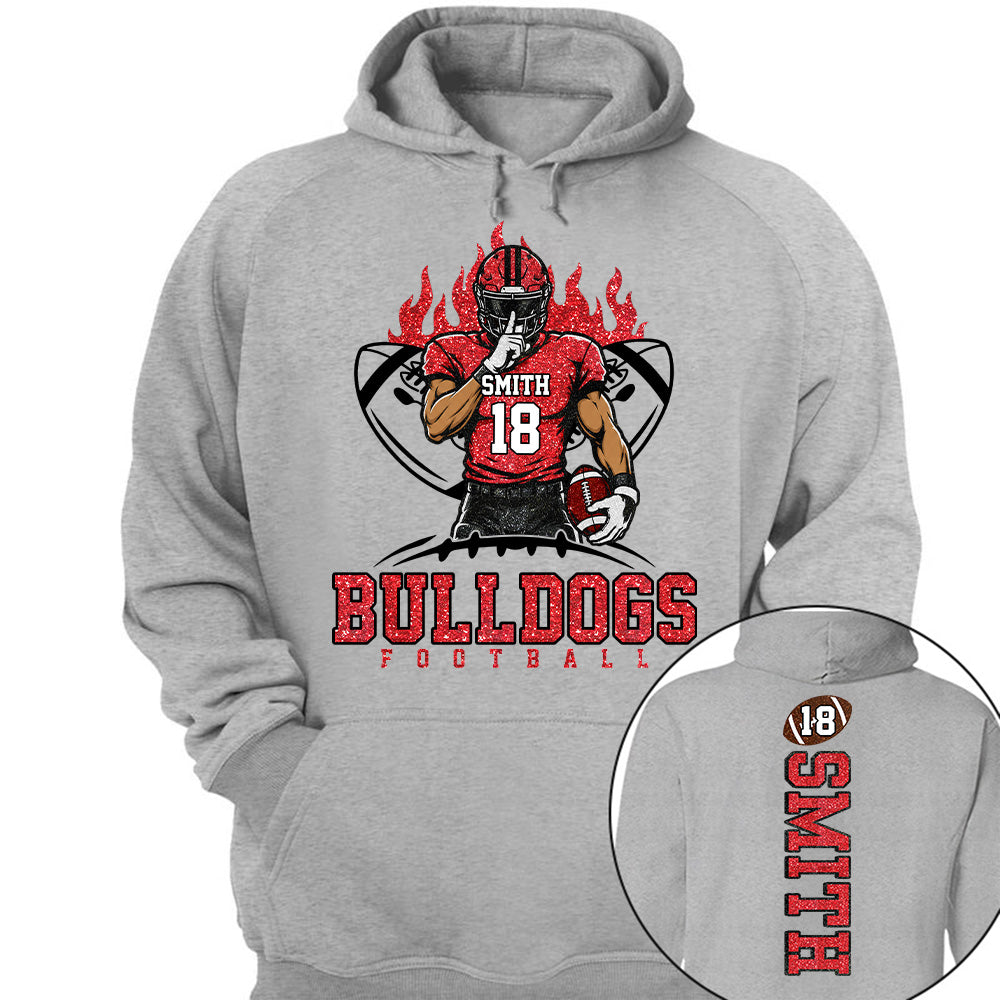 That's My Boy Personalized Football Mom Shirt Custom Team Name & Player Number Shirt Na02 T24