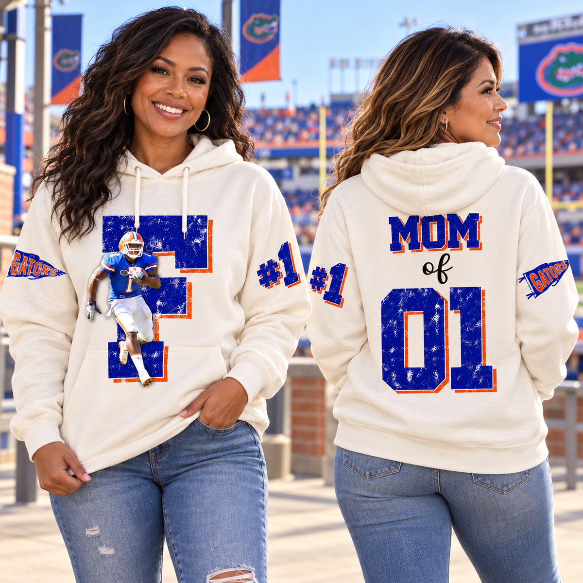 Custom Spirit Shirt, Personalized Team Tee, Custom Initial Shirt with Number & Sleeve Print, Game Day Shirt Printed Comfort Colors Tee K1702 MT2