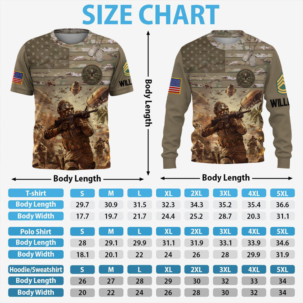 Personalized Hawaiian Shirt Custom Military Division  Gift For Veterans Custom All Branches Camouflage Military Shirt K1702 Vr2 Pt99