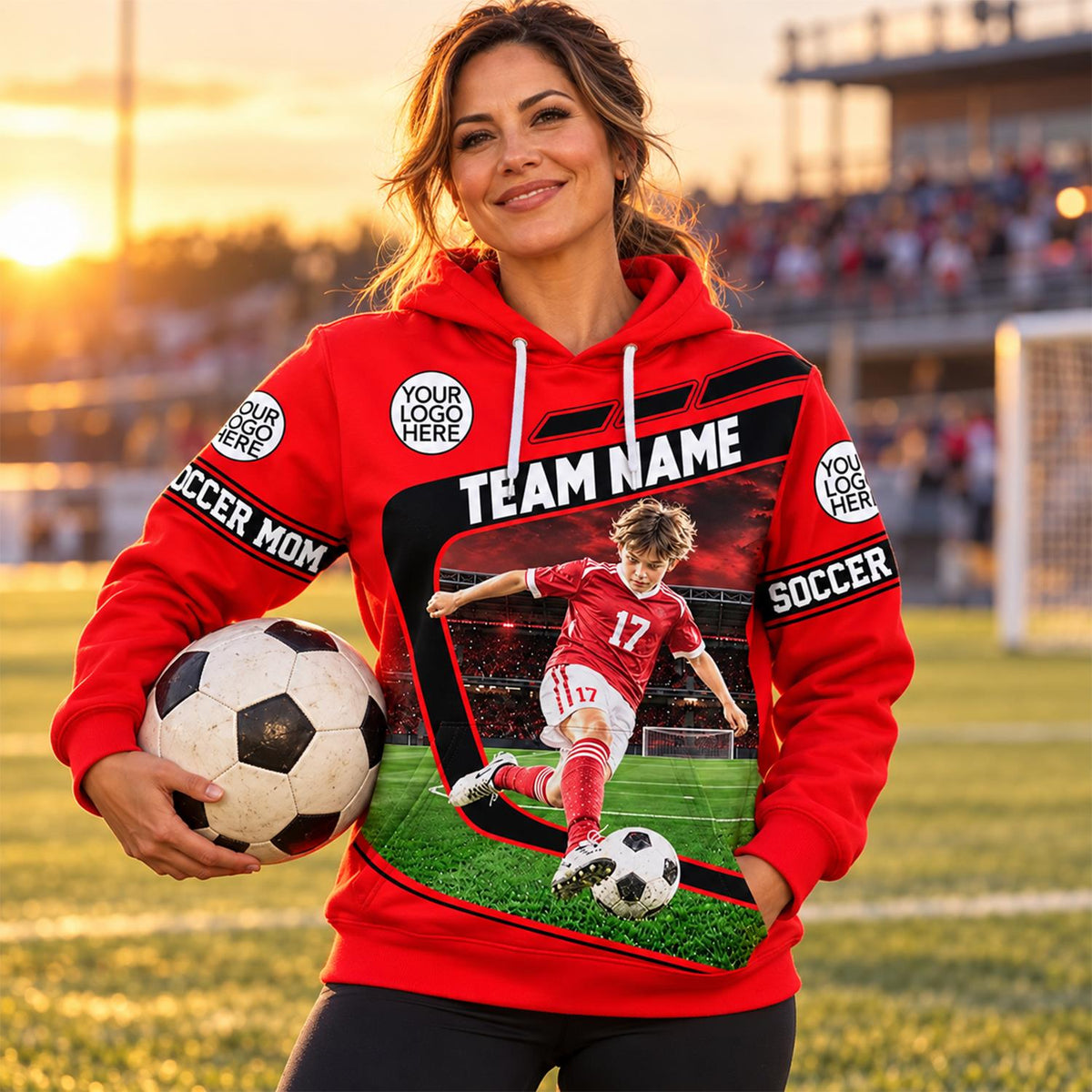 Personalized All Over Print Shirt Soccer - Gift For Soccer Lovers NA04 Hv01