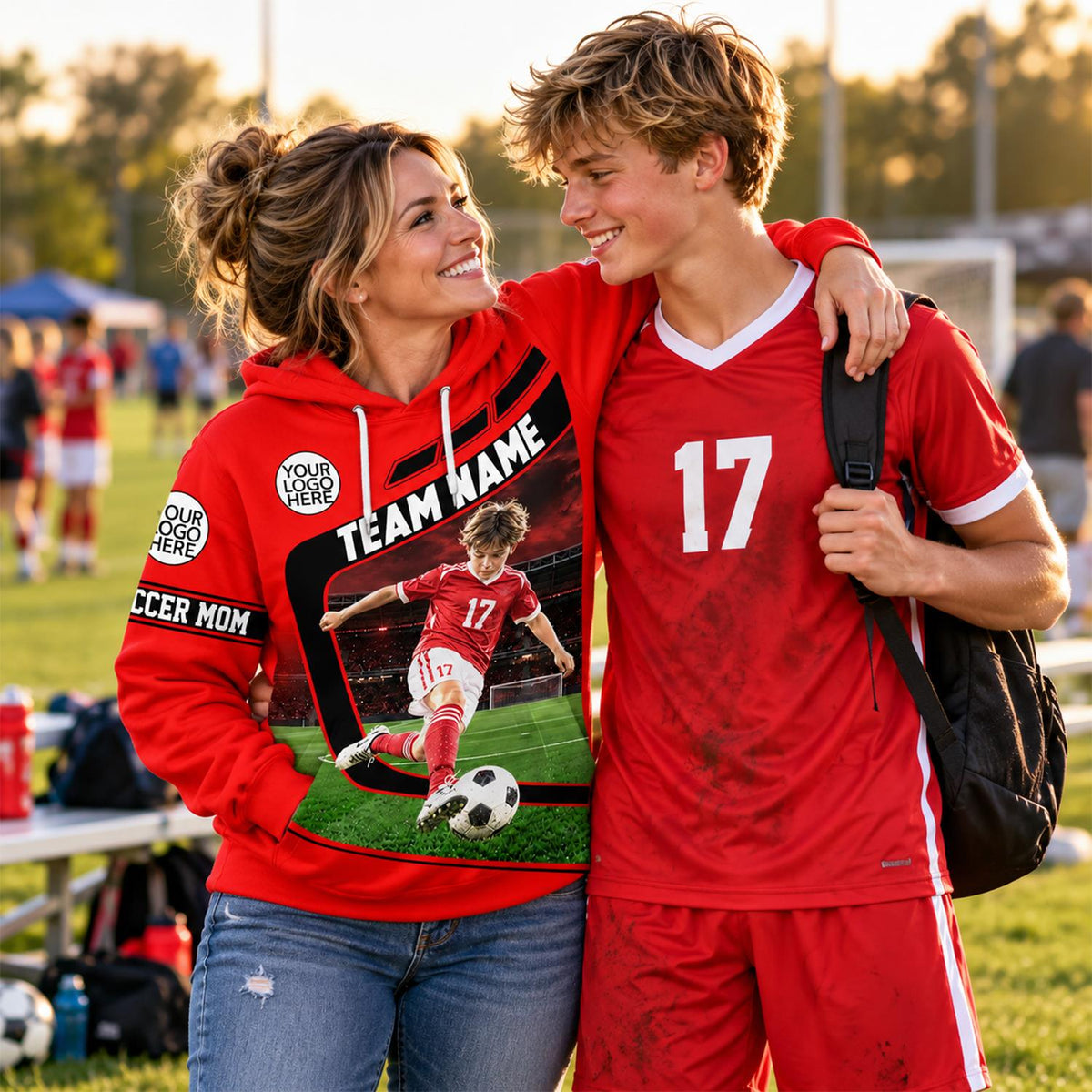 Personalized All Over Print Shirt Soccer - Gift For Soccer Lovers NA04 Hv01