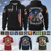 I Walked The Walk – Personalized Veteran All Over Print Shirt Service Veteran Custom Shirt K1702 Trhn