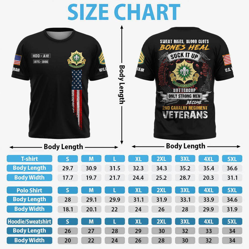 Custom All Over Print Shirt Sweat Dries, Blood Clots, Bones Heal Suck It Up Buttercup Only Strong Men Become Veterans Gift For Veterans K1702 Trhn
