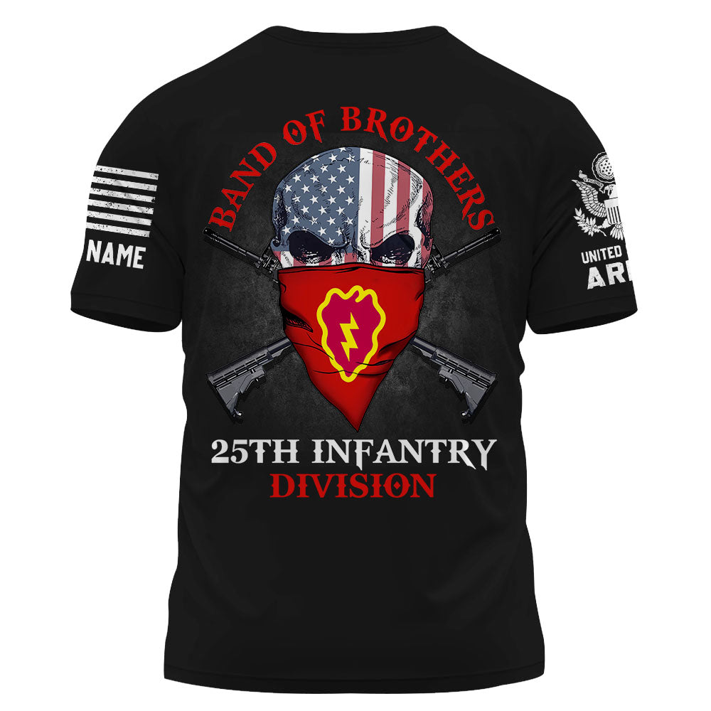 Personalized Shirt Band of Brothers Skull America Custom All Branch Division Military K1702