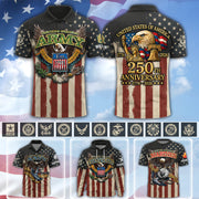 Custom Veteran Shirt United States 250th Anniversary Available All Military Branches Gift For Veteran Retired K1702 MT2