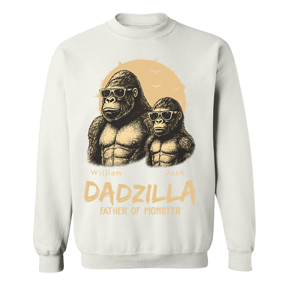 Custom Dadzilla Father Of Monster Shirt Father Day Gifts For Dad L0411 Pt99