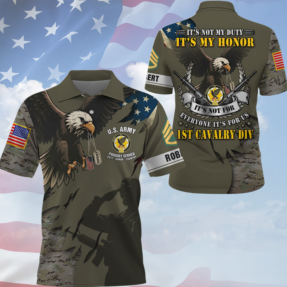 Custom All Over Print Shirt It’s Not My Duty, It’s My Honor It’s Not For Everyone, It’s For Us Veteran Gift K1702 Trhn
