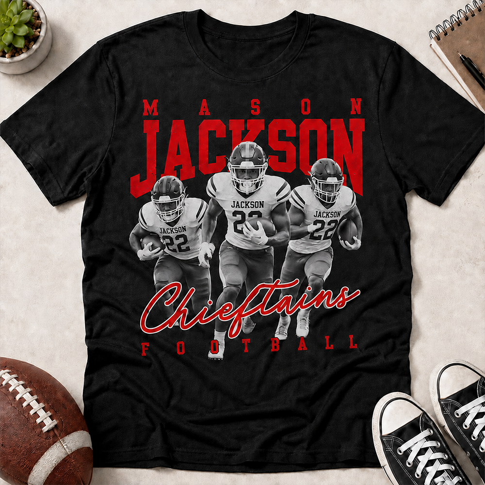 Personalized Washed Tee Retro Bootleg Shirt For Football Players NA04 T24