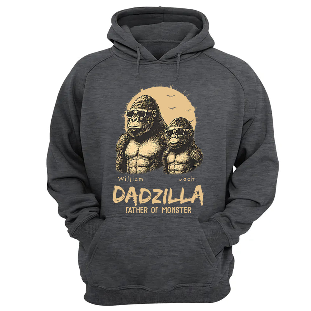 Custom Dadzilla Father Of Monster Shirt Father Day Gifts For Dad L0411 Pt99