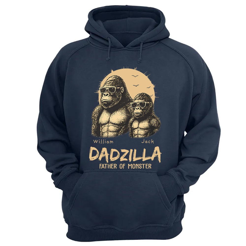 Custom Dadzilla Father Of Monster Shirt Father Day Gifts For Dad L0411 Pt99