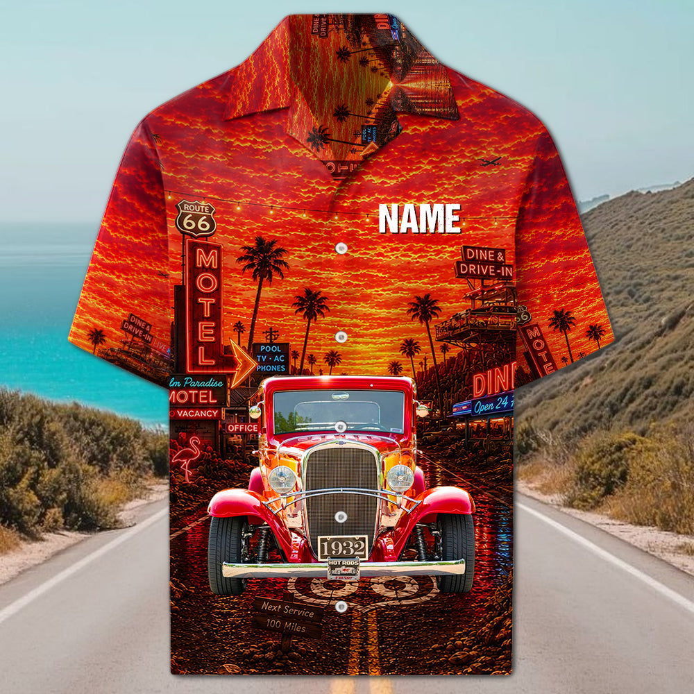This Is How I Roll - Custom Classic Car Photo Hawaiian Shirt - Gifts For Dad, Grandpa, Family, Yourself A2110 Li29