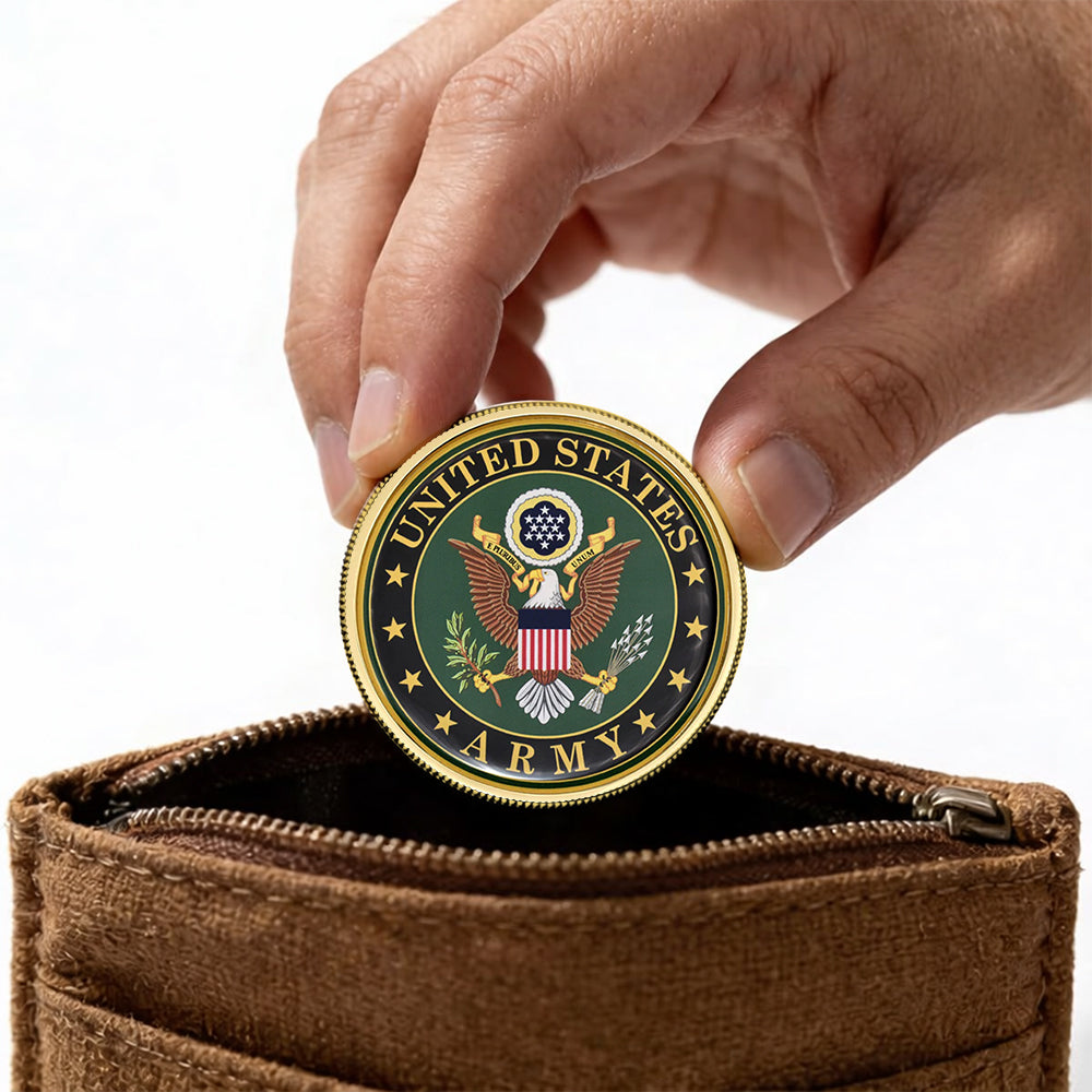 Custom Veteran Challenge Coin It Was Once My Life US Veteran I Will Always Be Proud Of It Gift For Veterans K1702 Trhn