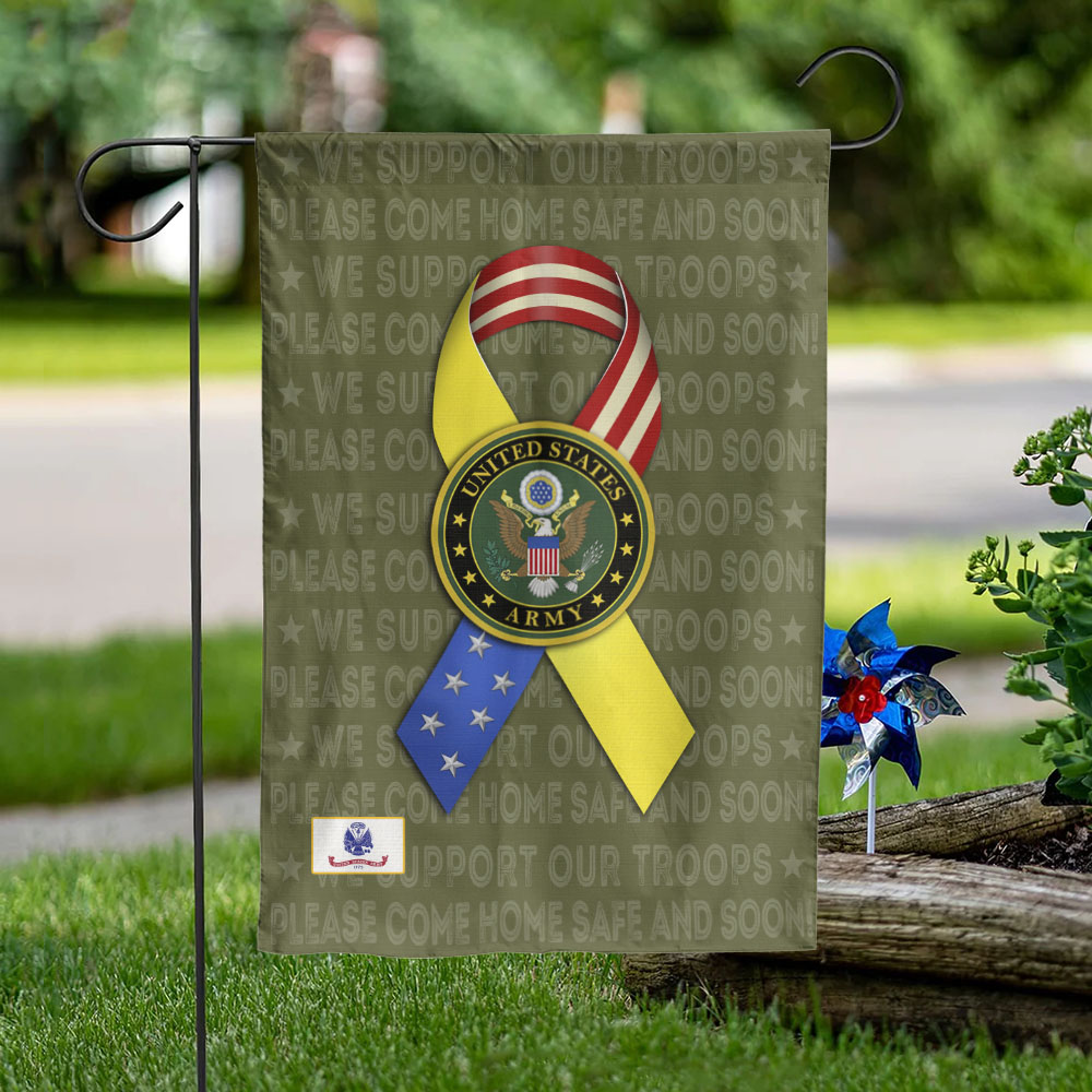 We Support Our Troops Custom Flag Available All Military Branches Gift For Family Member K1702 MT2