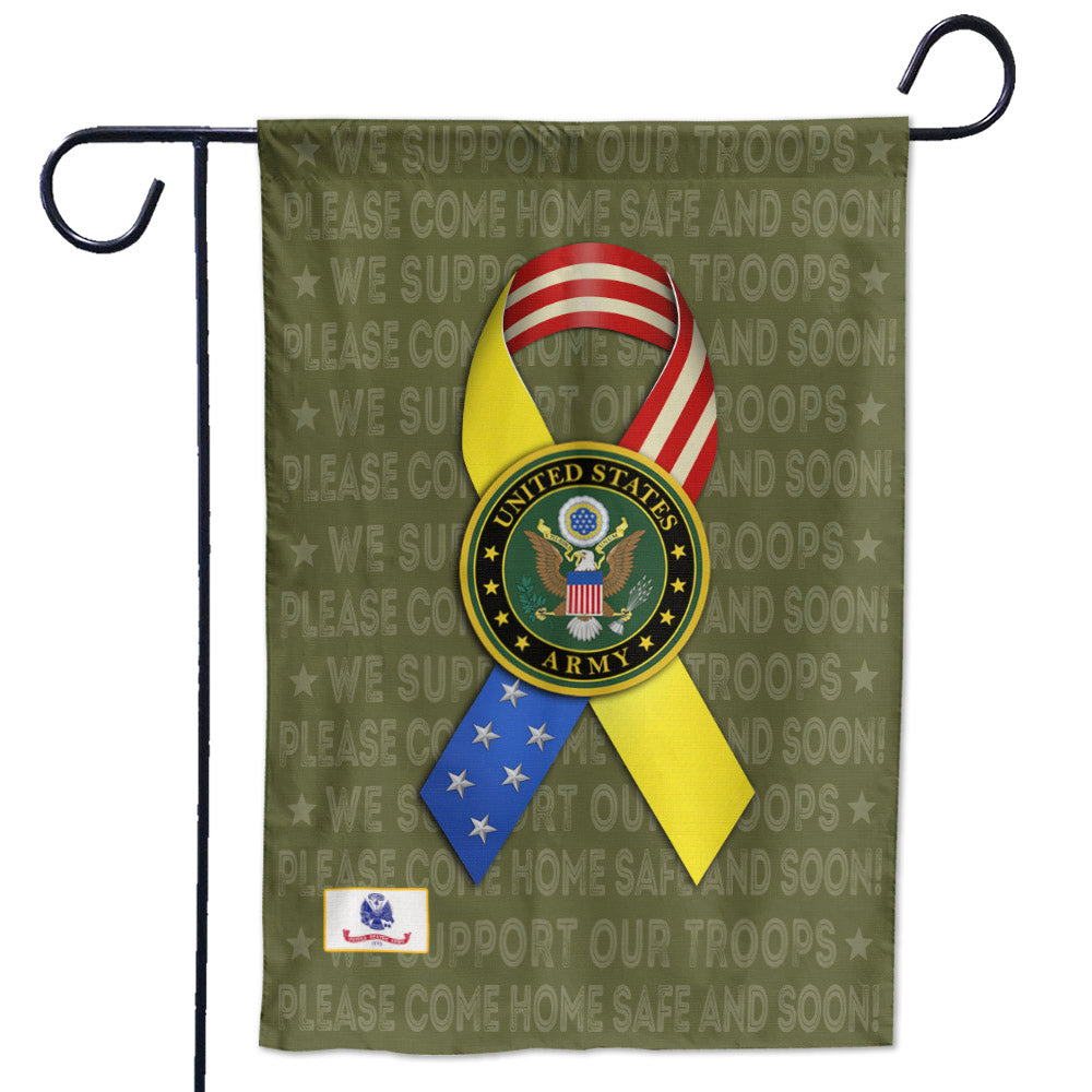 We Support Our Troops Custom Flag Available All Military Branches Gift For Family Member K1702 MT2