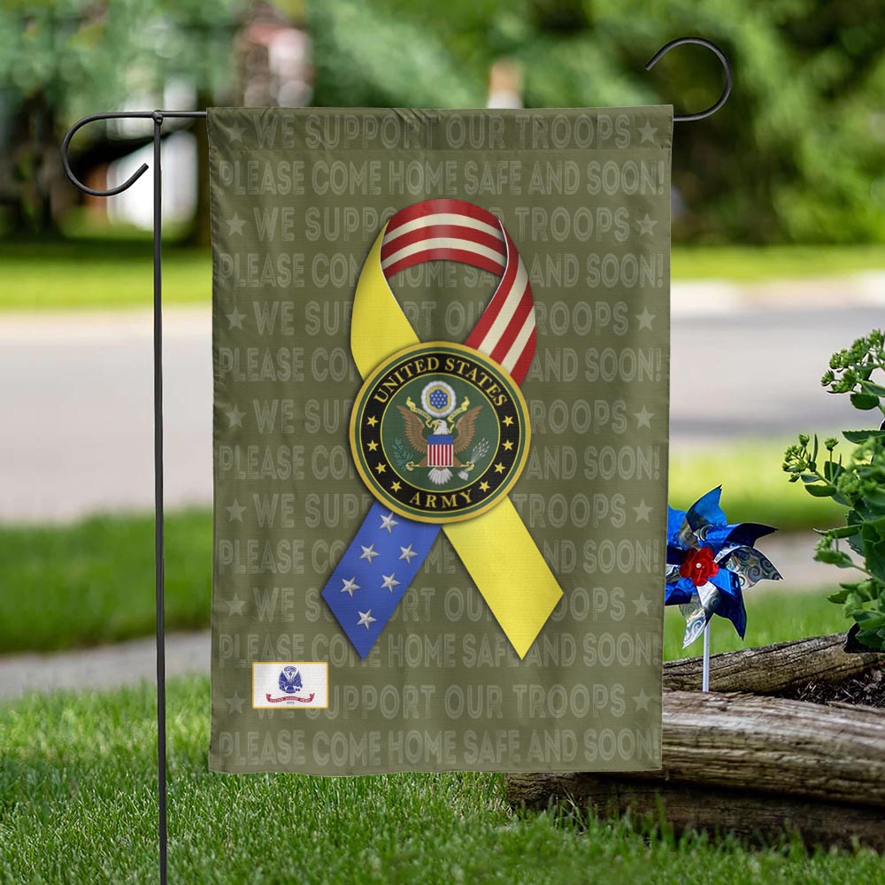 We Support Our Troops Custom Flag Available All Military Branches Gift For Family Member K1702 MT2