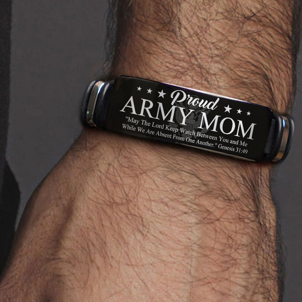 Custom Military Bracelet For Family Member – May the Lord Keep Watch Scripture Band K1702 Trhn
