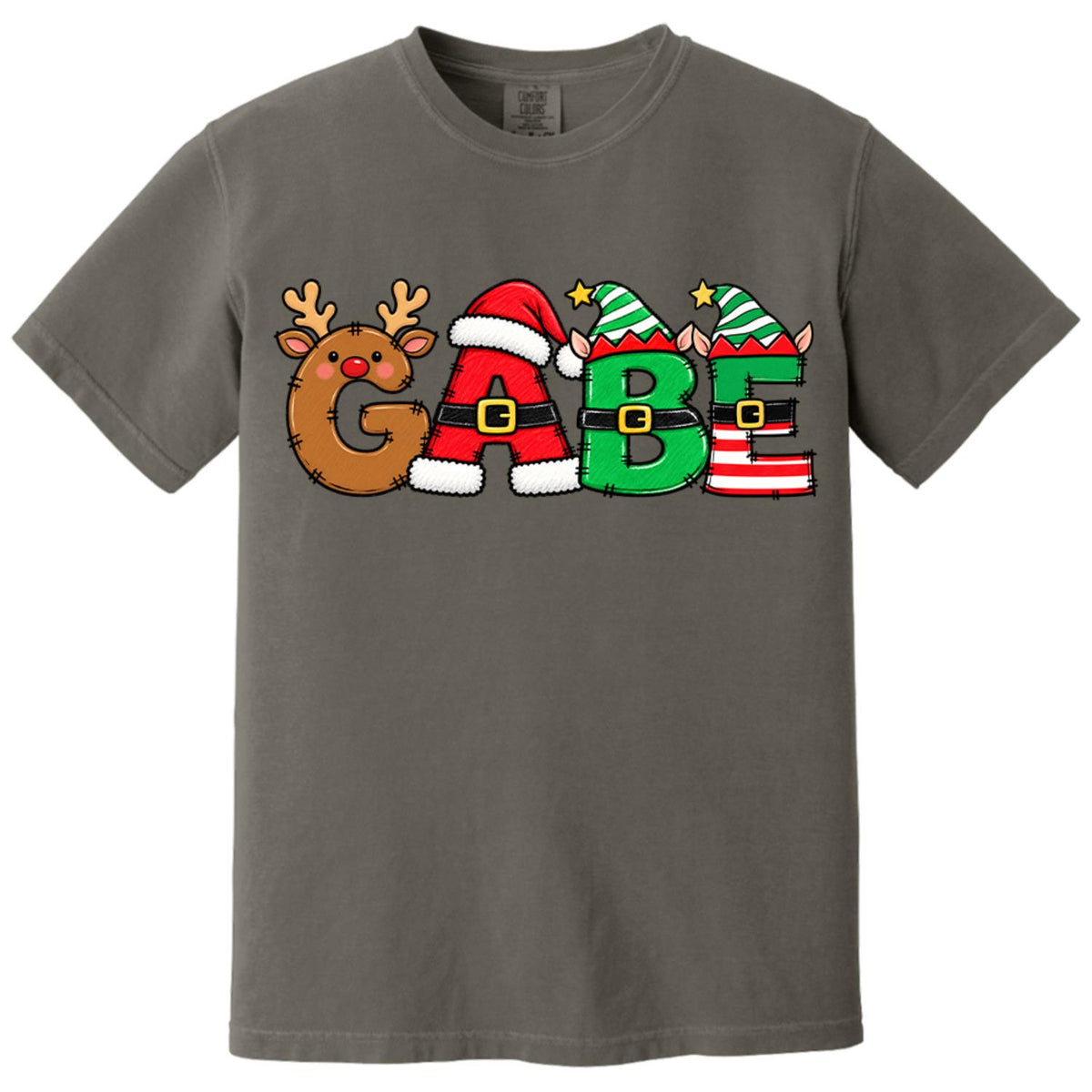 Christmas Name Shirt Monogram Matching Family Tee Christmas 2026 T-Shirt Holiday Custom Family Christmas T-Shirt Xmas Tee With Name Hv01